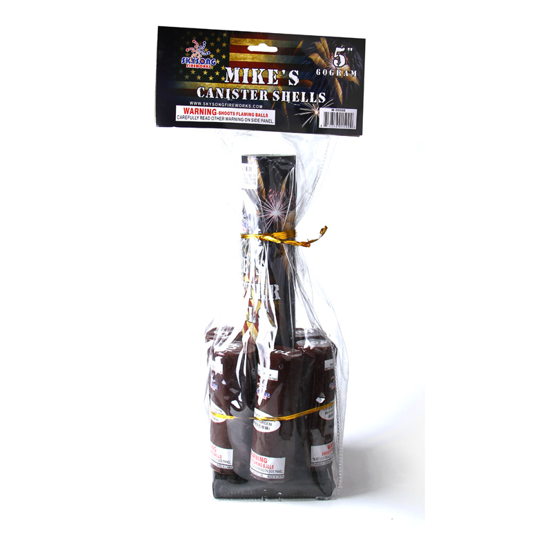 Mike's Canister Shells 5" with PVC pack