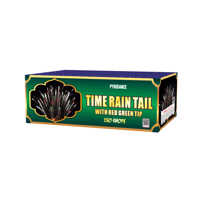 150Shots Time Rain Tail with Red Green Tip / 8Seconds 150Shots Time Rain Tail with Red Green Tip / 8Seconds