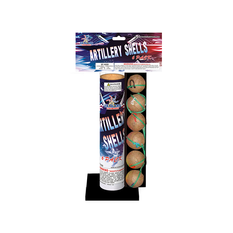 Artillery Shells 6Pcs Pvc Pack  1-3/4"