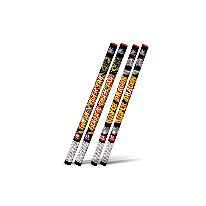 Silver Drago 6Shots/Golden Tiger Tail 8Shots Assorted