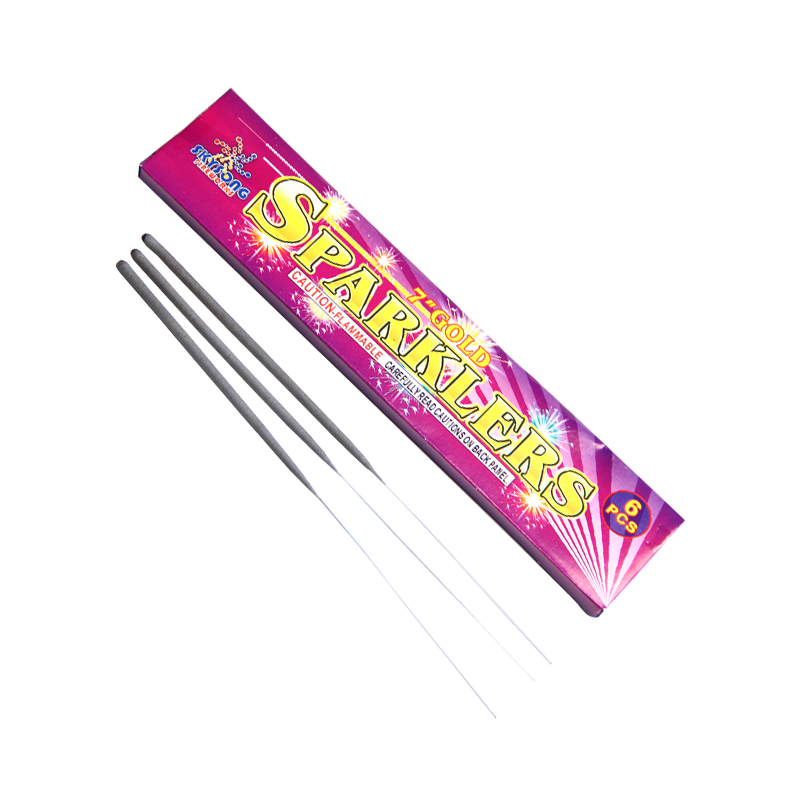 7" Gold Sparklers