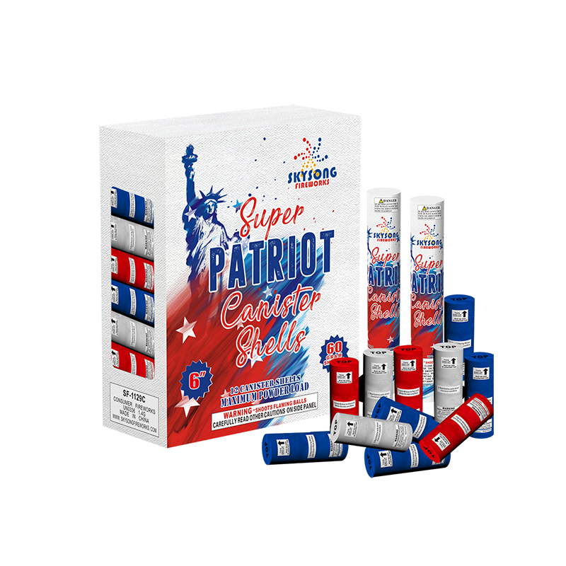 Super Patriot Canister Shells 6"