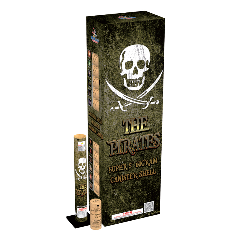 The Pirates 60Gram Canister Shell 5inch The Pirates 60Gram Canister Shell 5inch