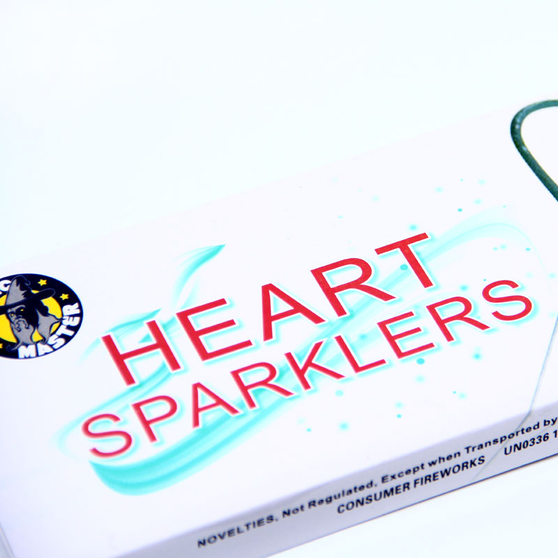Heart Sparklers 10"