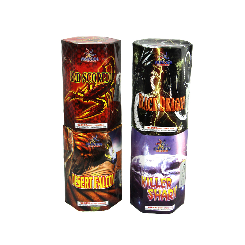 Desert Falcon/Black Dragon/Red Scorpio/Killer Shark 6Shots Assorted