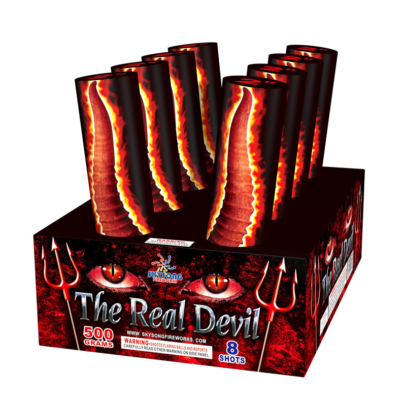 The Real Devil 2" 8Shots V Shape Cake
