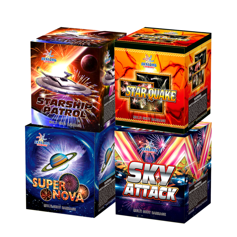 Starship Patrol/Super Nova/ Star Quake/ Fire Storm16Shots Assorted Starship Patrol/Super Nova/ Star Quake/ Fire Storm16Shots Assorted