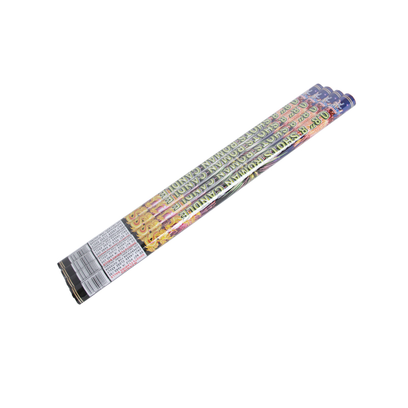 0.8" 8 Shots Roman Candles 0.8" 8 Shots Roman Candles