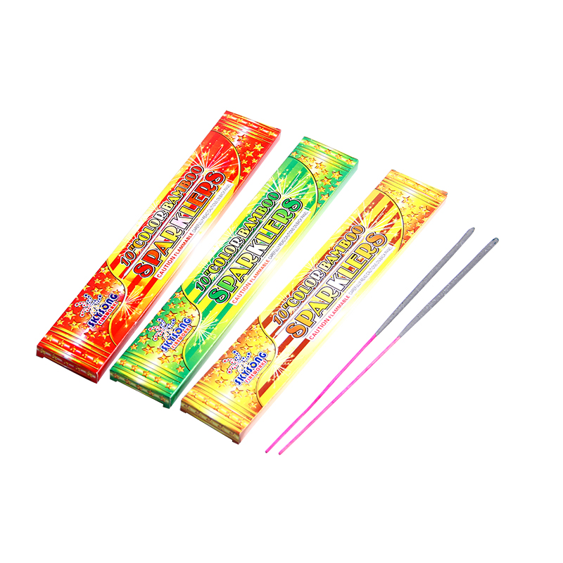 10" Colour Bamboo Sparklers