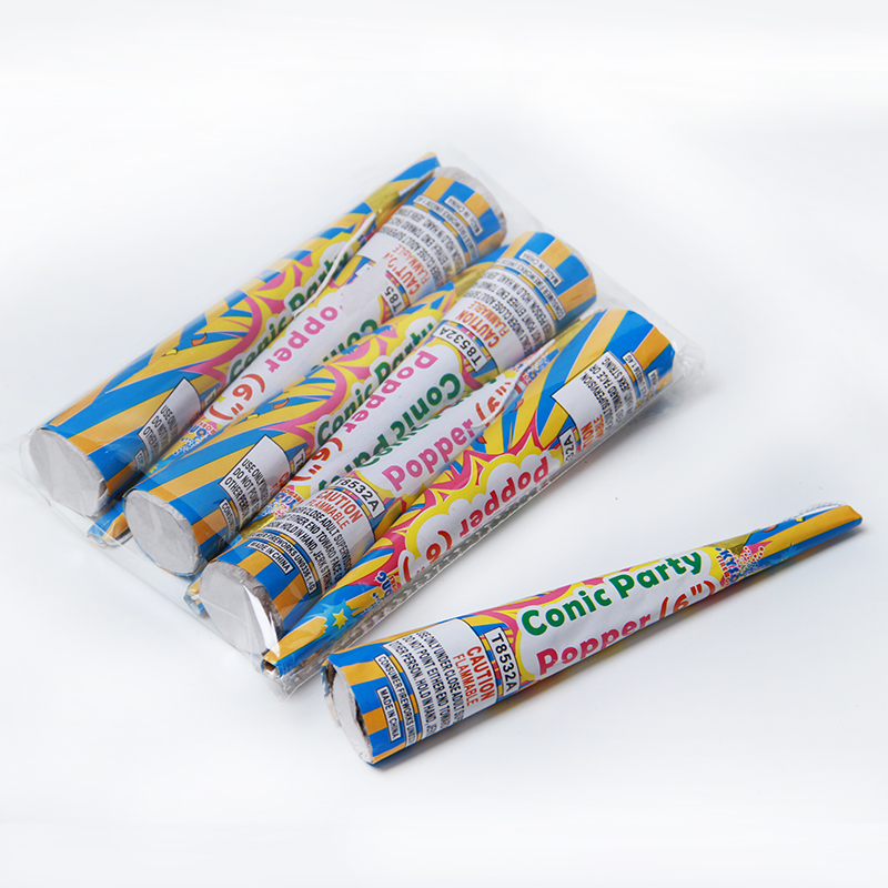 Conic Party Popper (6")