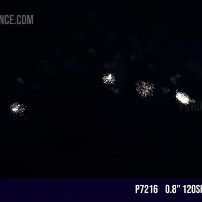 0.8" 120Shots Salute