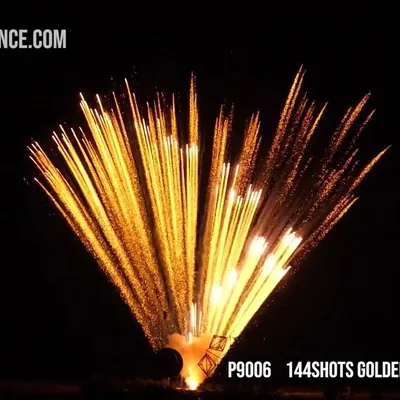 144Shots Golden Crown Bouquet